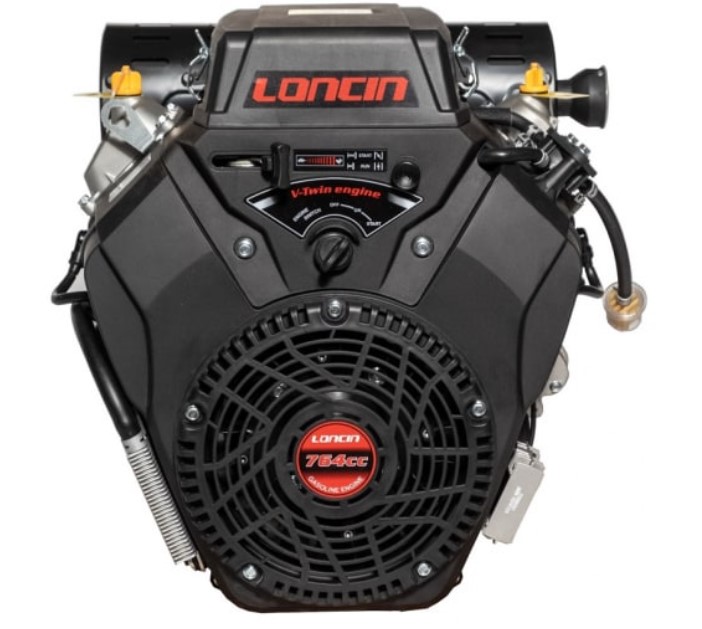Двигатель Loncin LC2V80FD (H type) V-образн,764  см3, D25 мм, 20А руч. и эл.запуск